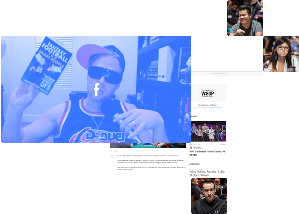 Videos from facebook, youtube, twitch