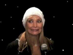 Erica cheering for David Benyamine