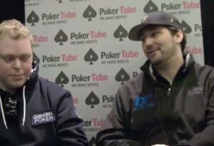 Hellmuth and Tuomo after Day 2