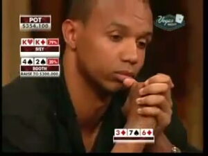 Brad Booth makes a huge bluff vs Phil Ivey