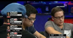 Marafioti fake shove at WSOP2012