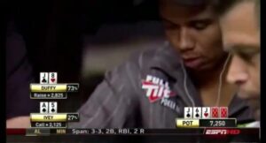 Phil Ivey on tilt after cold deck