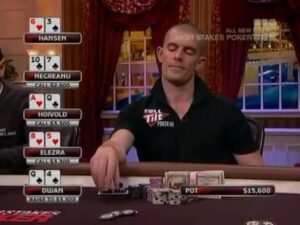 Gus Hansen versus Andreas Hoivold in all in pot
