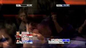 Benny Spindler getting lucky in EPT London