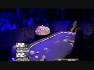 Daniel Negreanu vs Barry Shulman &amp;#8211; Bad Beat