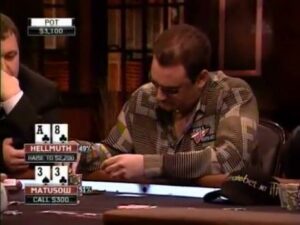 Mike Matusow traps Phil Hellmuth