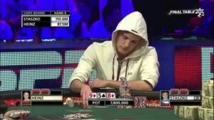 Pius Heinz going out of his mind against Staszko