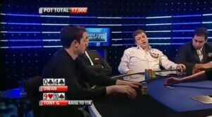 Tom Dwan vs Tony G &amp;#8211; Both reading each others hand