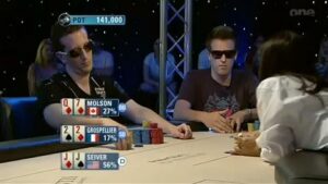 Donk Poker Fold Grospelier vs Seiver