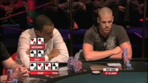 Phil Ivey wins with a pair of twos