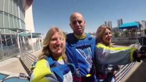 SkyJump Las Vegas with Team acePLAY Poker