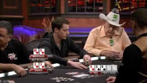 Tom Dwan and Doyle Brunson Play a Huge Pot