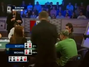 Michael Mizrachi mistake at WPT final table