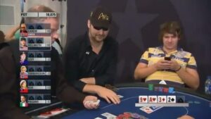Phil Hellmuth wins six-way pot