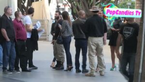 Dan Bilzerian Entourage arrive LA Kings vs Chicago Blackhawks