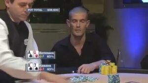 EPT Barcelona Hansen gambling with K7
