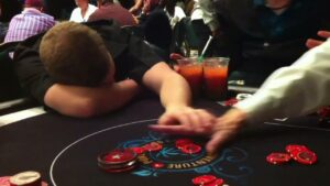 PCA Bahamas: Drunk Guy Trying to Play Cash