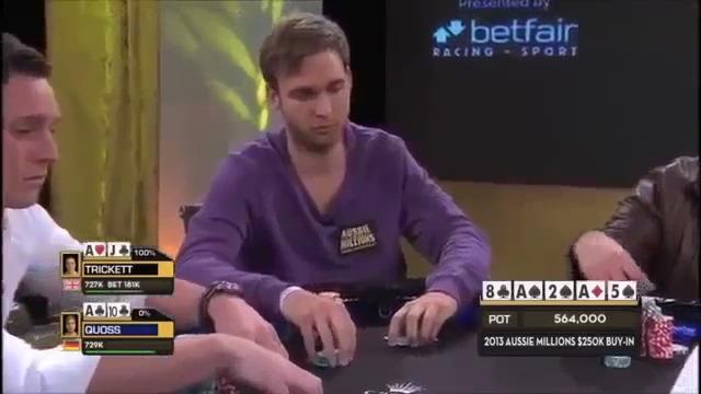 Aussie Millions 2014: Fabian Quoss vs Sam Trickett