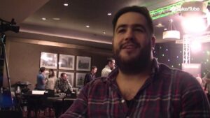 Babis Lappas with PokerTube &amp;#8211; Unibet London
