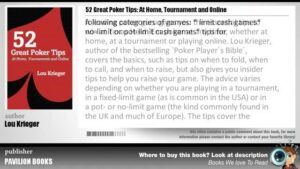 Book Review &amp;#8211; 52 Great Poker Tips