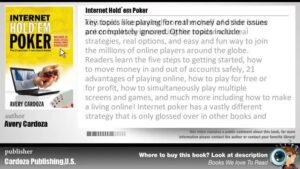Bok Review &amp;#8211; Internet Hold&amp;#8217;em Poker by Avery Cardoza