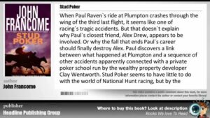 Bok Review &amp;#8211; Stud Poker by John Francome