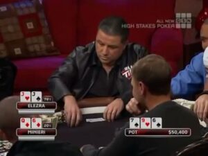 Dario Minieri Trying to Bluff Eli Elezra