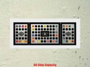 Harley Davidson Poker Chips Frame Set