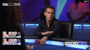 Ole Schemion Trying to Bluff Timex