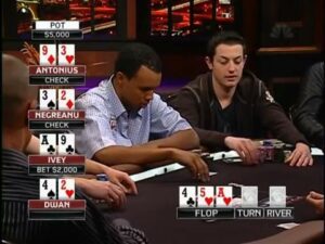 Phil Ivey Going Runner-Runner on Daniel Negreanu