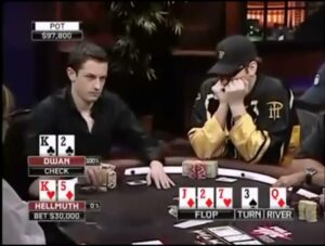 Tom Dwan Angleshooting vs Hellmuth?