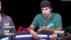 Jason Mercier Facing Bold Bluff from Richard Yong
