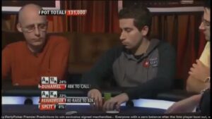 Jonathan Duhamel Going after Tobias Reinkemeier