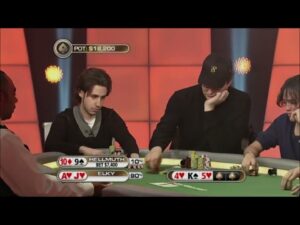 Phil Hellmuth Blasting away vs ElkY