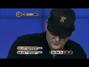 Phil Hellmuth Flips for it vs Loose Cannon