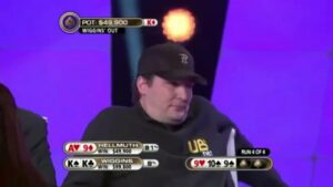 Phil Hellmuth not Catching any Breaks