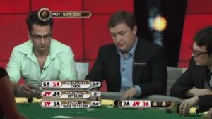 Tony G and Jason Mercier Tangle in a Big Pot