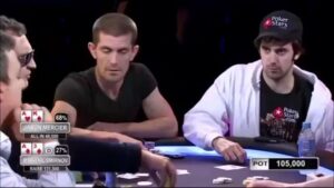 Jason Mercier All In and in a Great Spot to Triple