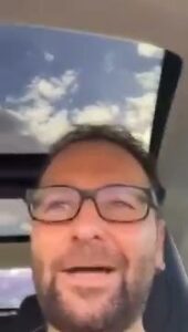 Daniel Negreanu Driving the Tesla