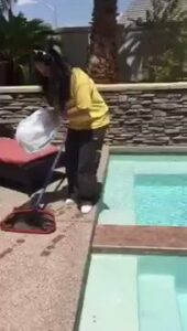 Daniel Negreanu with his Assistant Patty