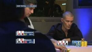 EPT02 Barcelona &amp;#8211; Johansson Turning His Hand into a Bluff vs Hansen