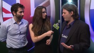 Jesse May and Joe Stapleton with Tatjana Pasalic