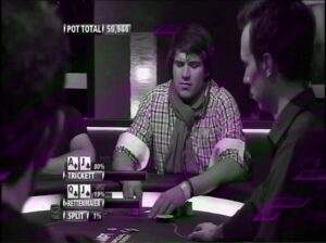 Marvin Rettenmaier Trying to Squeeze Trickett Out