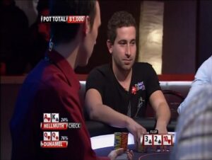 Phil Hellmuth and Antonio Esfandiari Going at It