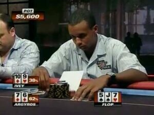 The Croc Messing with Phil Ivey