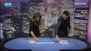 Sky Poker Chip Stack Challenge &amp;#8211; Anna Fowler vs Stuart Rutter