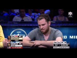 Big One For One Drop &amp;#8211; Reinkemeier Slowplays Aces