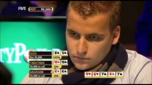 PartyPoker World Open &amp;#8211; Big Hand KK vs QQ vs 1010 vs 58