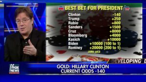 Jamie Gold Reveals Presidential Election Betting Odds