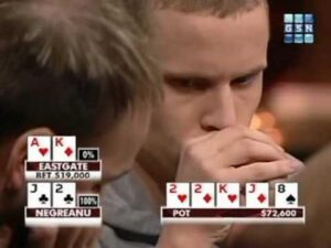 High Stakes Poker &amp;#8211; Negreanu and Eastgate Both Flop Big